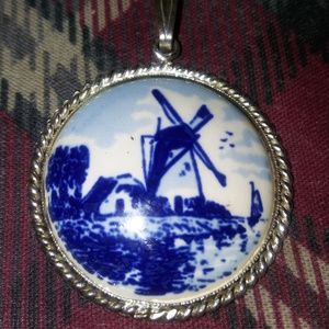 Blue Delft Pendant